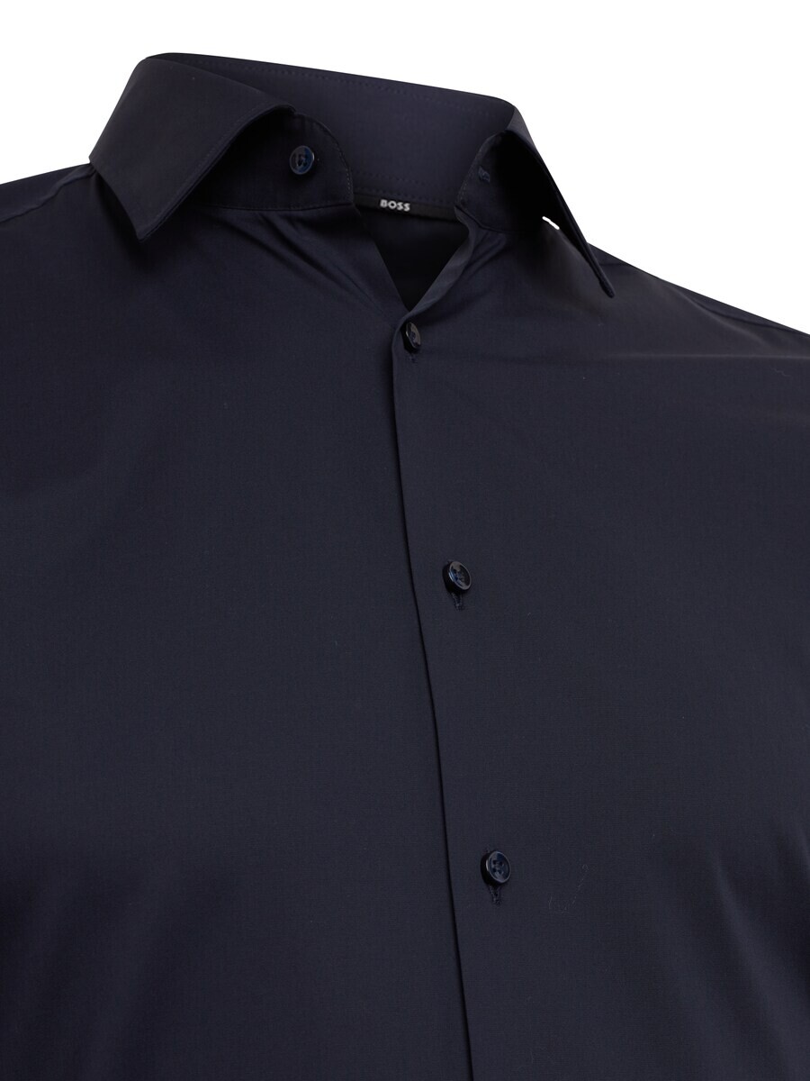 Повседневная рубашка BOSS Slim fit Button Up Shirt H-Hank, темно-синий — фото 4