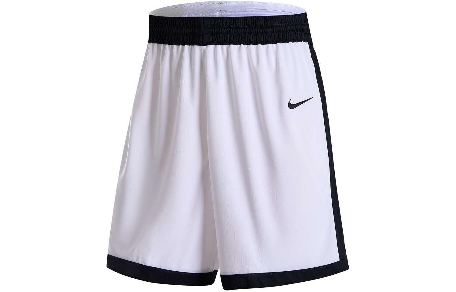 

Баскетбольные шорты мужские белые/черные/черные Nike, белый/черный