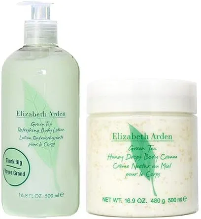 Набор для тела Elizabeth Arden Green Tea Honeydrop: крем и лосьон, 500 мл