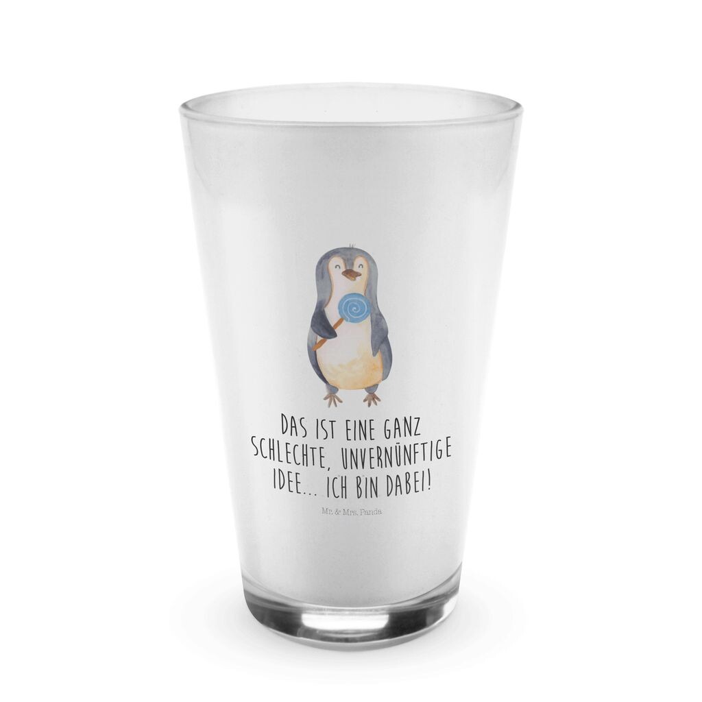 

Стеклянный леденец «Мистер и миссис Панда» в виде пингвина — прозрачный — подарок, чашка для капучино, стакан для капучино, латте макиато, жулик, пристрастие, сладости Mr. & Mrs. Panda, белый