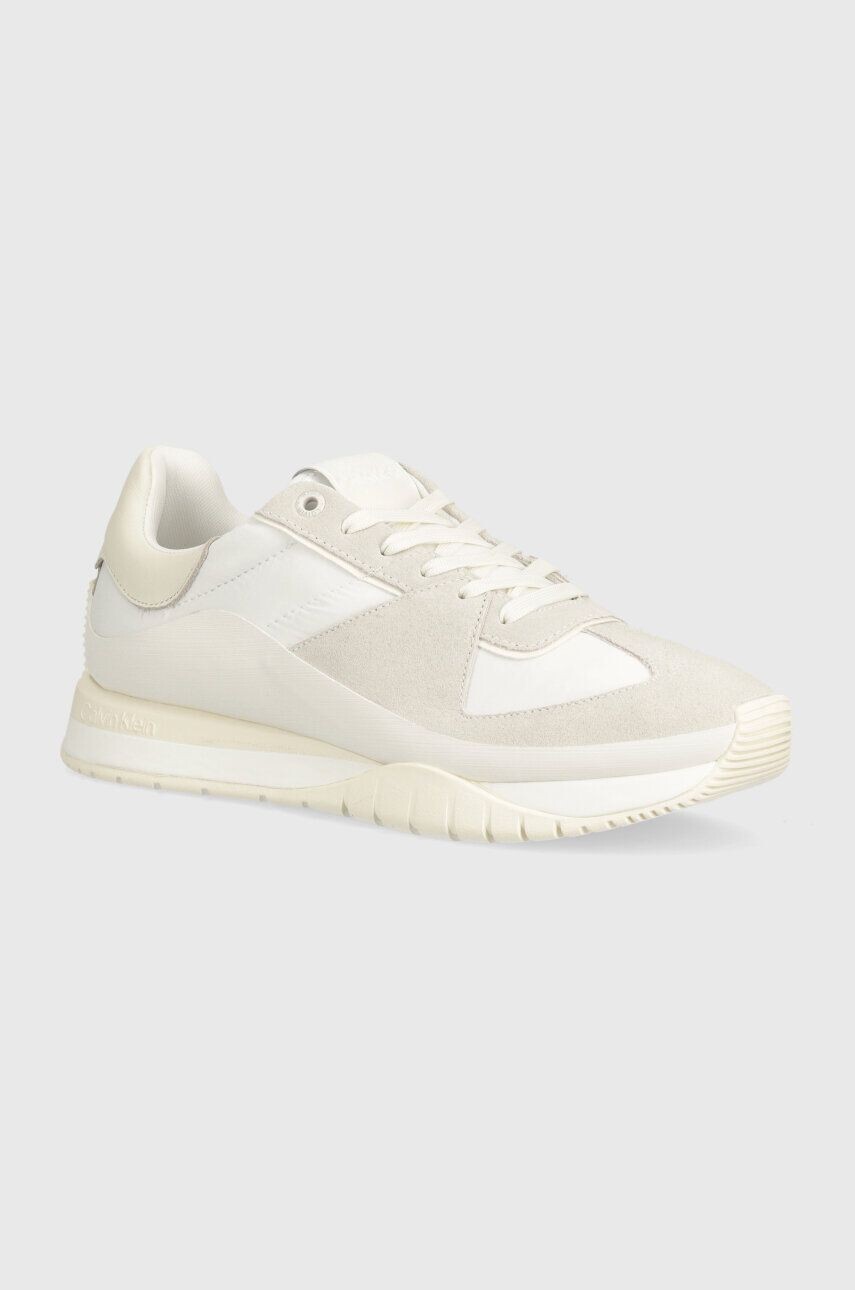 

Кроссовки Calvin Klein LOW TOP LACE UP MIX, белый