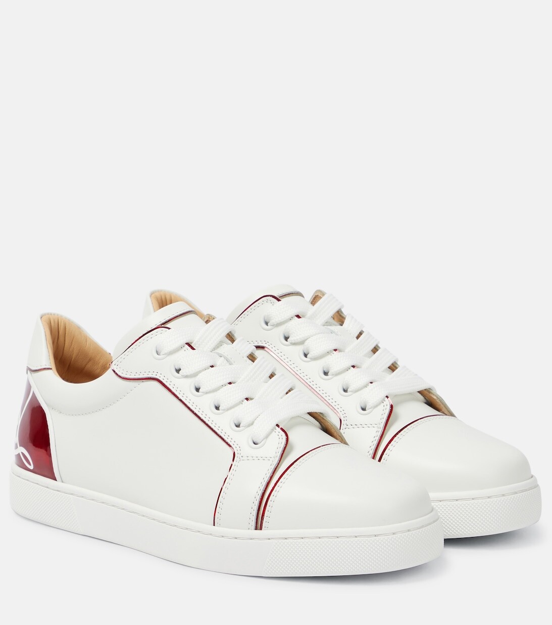 Кроссовки Vieira Orlato из кожи Christian Louboutin, белый