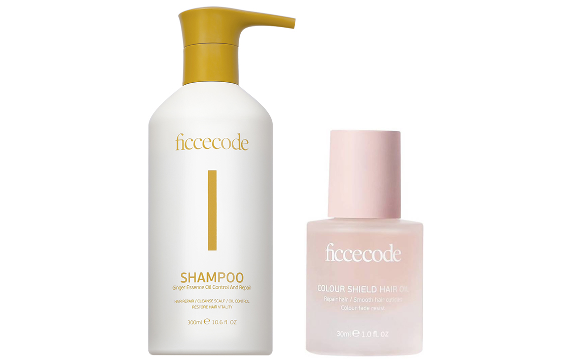 Набор FicceCode: шампунь Ginger Essence Oil Control And Repair + масло для волос Weightless, 300 мл + 30 мл — фото 2