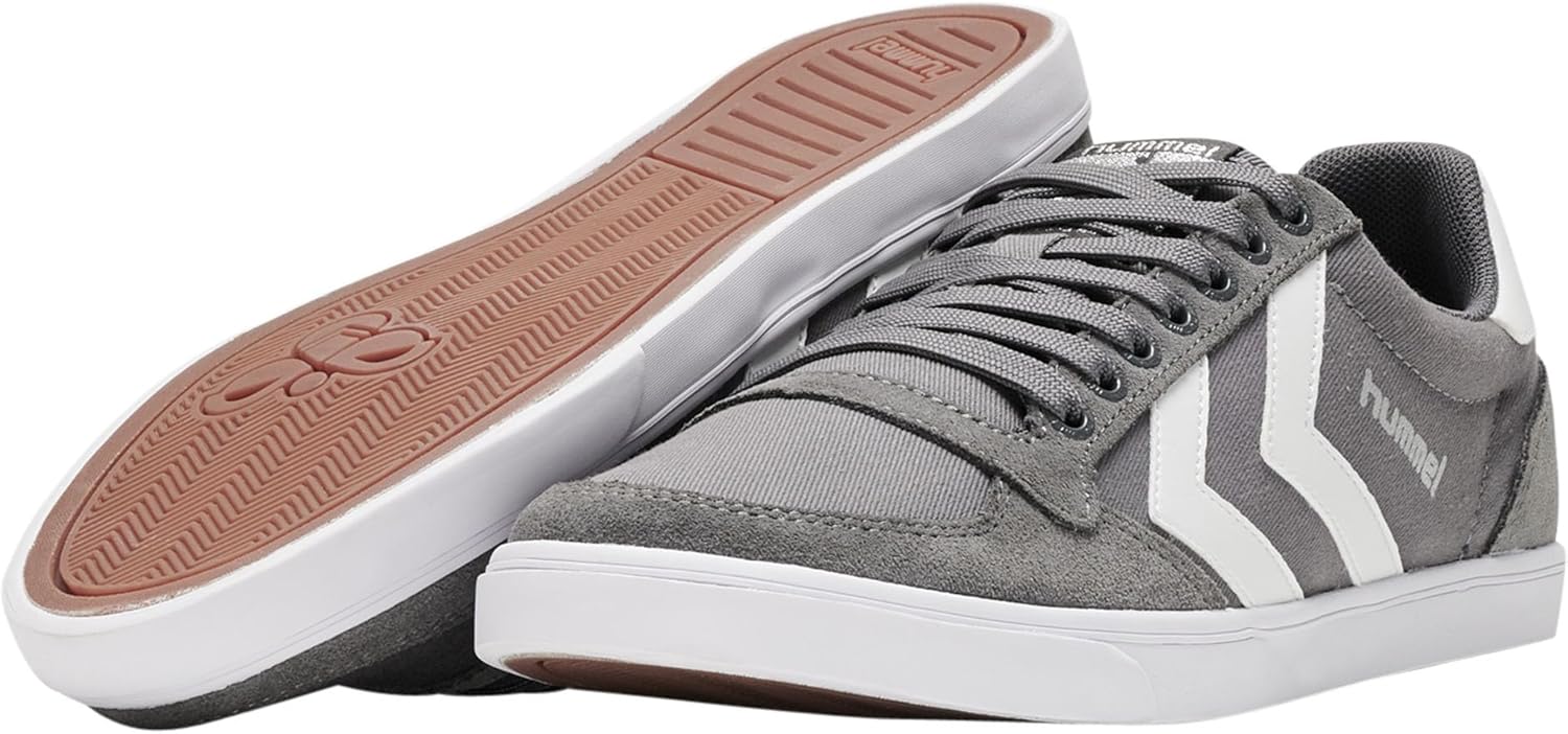 Кроссовки Hummel Unisex-Adult Stadil Light Canvas, белый/серый — фото 2