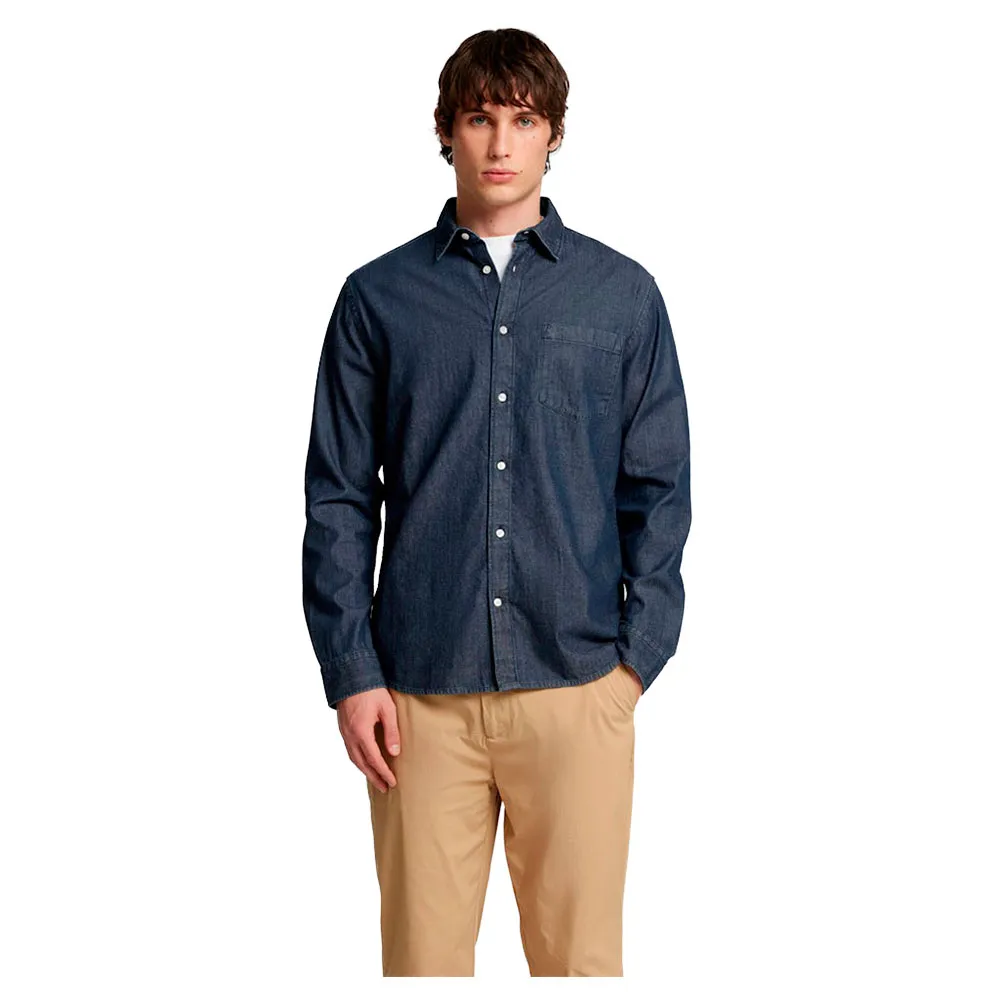 

Рубашка Selected Regcarlo Denim, синий