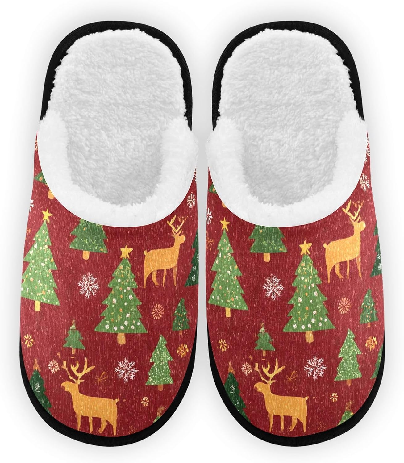 

Рождественские спа-тапочки Boccsty, тапочки для дома на Хэллоуин, для использования в помещении и на улице, противоскользящие, для мужчин и женщин, размеры M-L, мультиколор