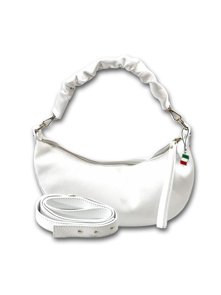 

Кожаная сумка через плечо, городская сумка Florence, белая, около 32 см Florence