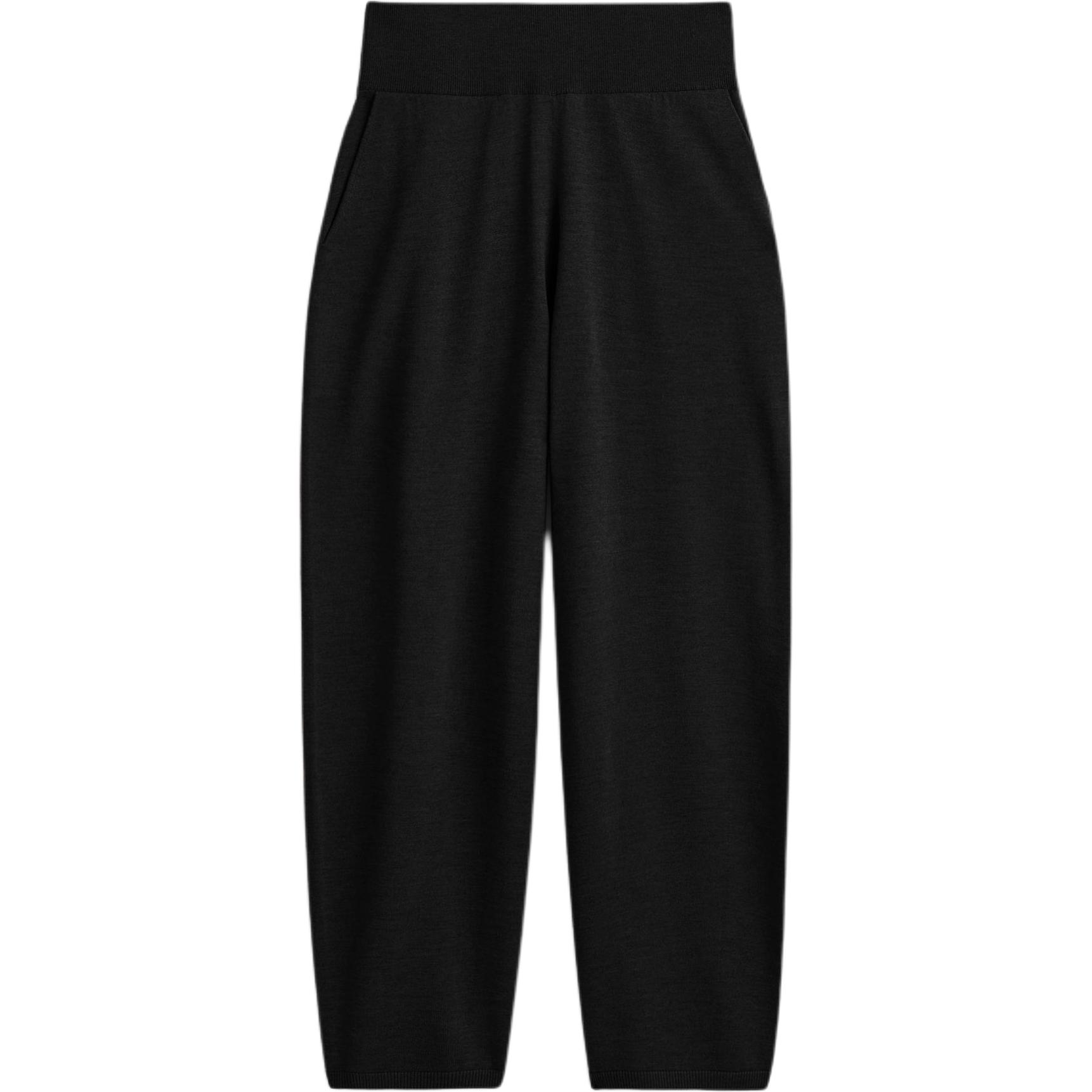 

COS Женские повседневные брюки черного цвета