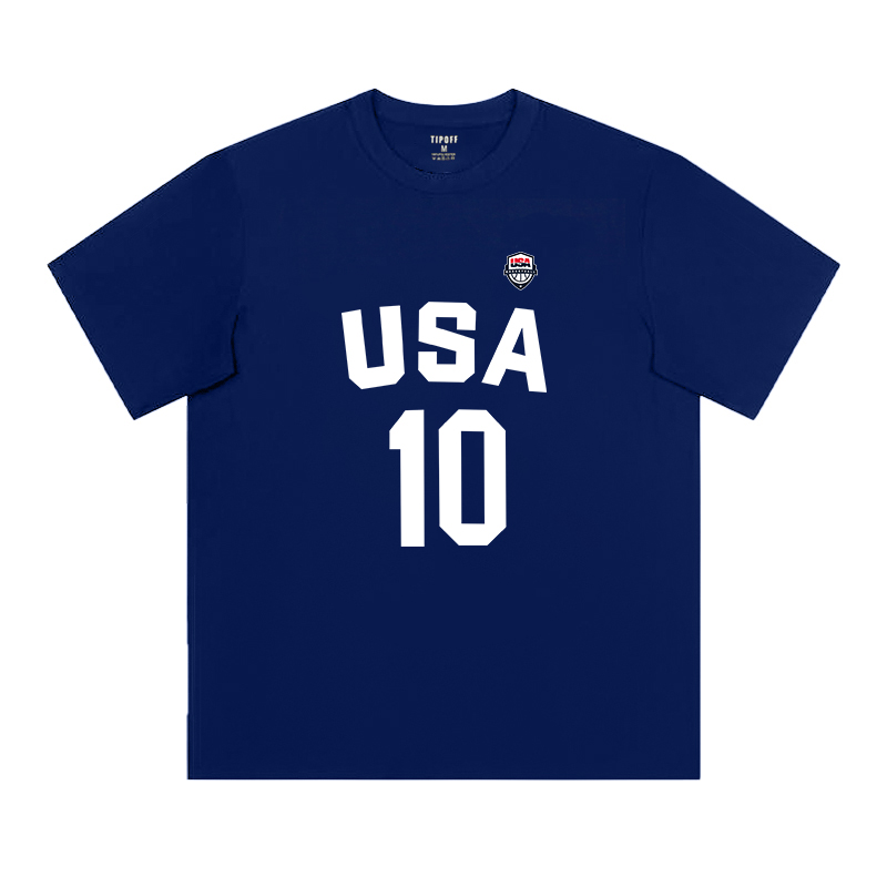 

Футболка Tip Off Unisex Crew Neck Moderate TIP-OFF, темно-синий-team logo included