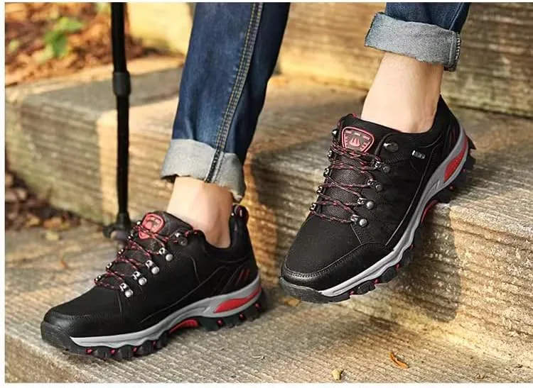 

Мужские кроссовки BORAMAX для активного отдыха, спортивные, для альпинизма и походов, водонепроницаемые трекинговые, из замши, с нескользящей подошвой, мужские кроссовки для скалолазания, черный