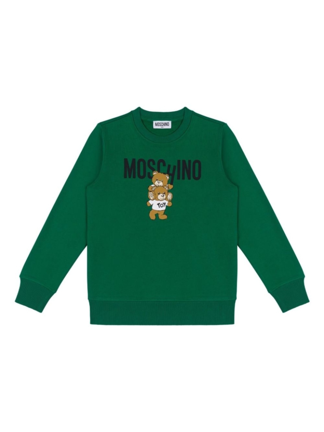 

Moschino Kids толстовка с мотивом плюшевого мишки, зеленый