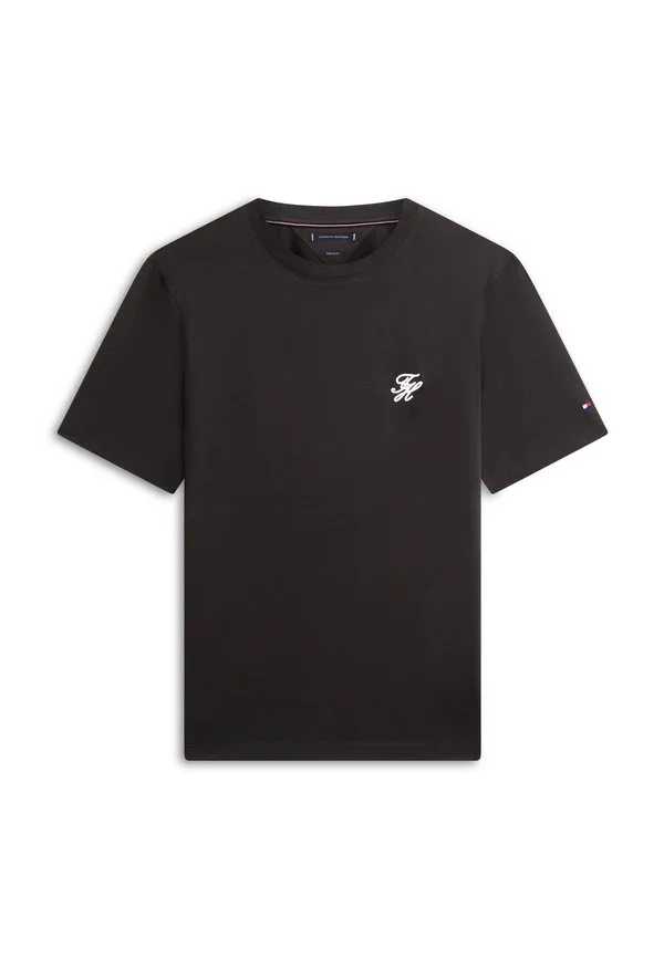 Футболка с монограммой script, базовая футболка для купальников. Tommy Hilfiger, Black — фото 4