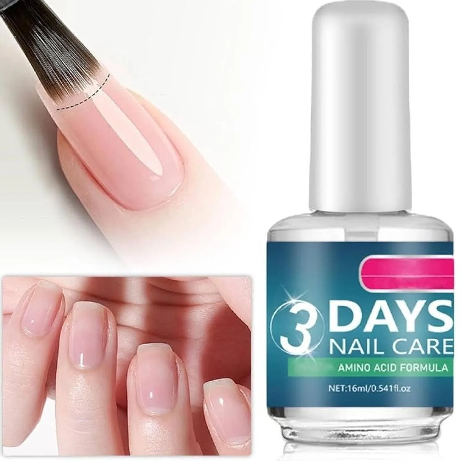 Масло для ногтей с кератином 3 Days Nail Care, 2 шт. Generisch — фото 2