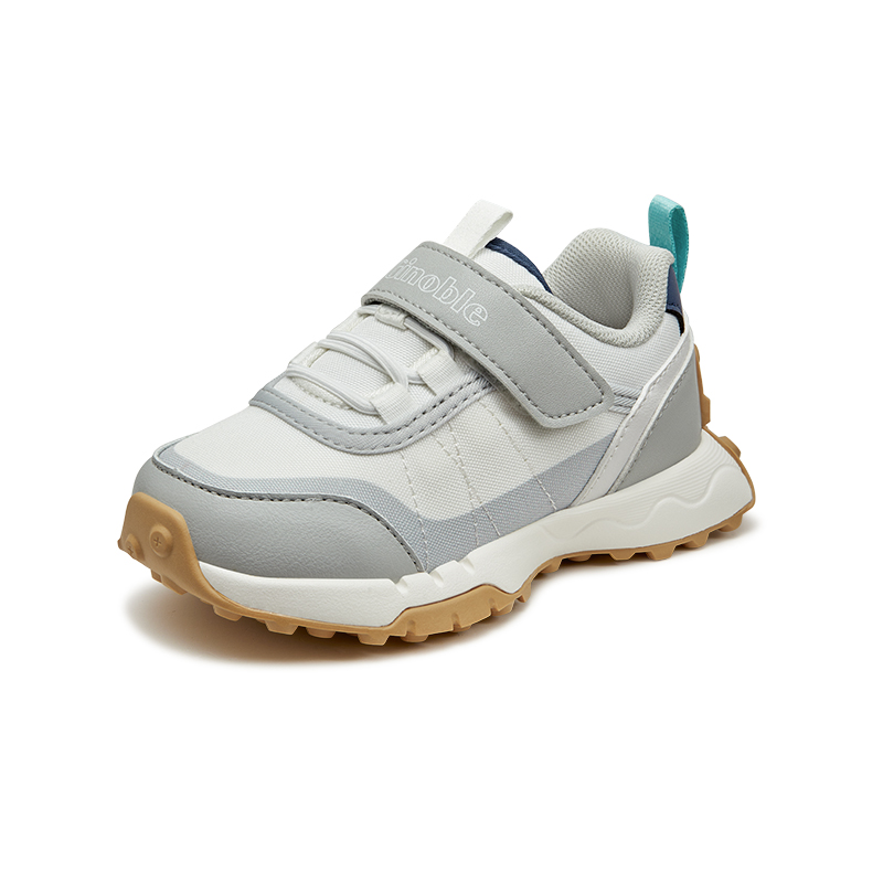 

Детские повседневные кроссовки с амортизацией для детей 3-7 лет GINOBLE, серый/белый