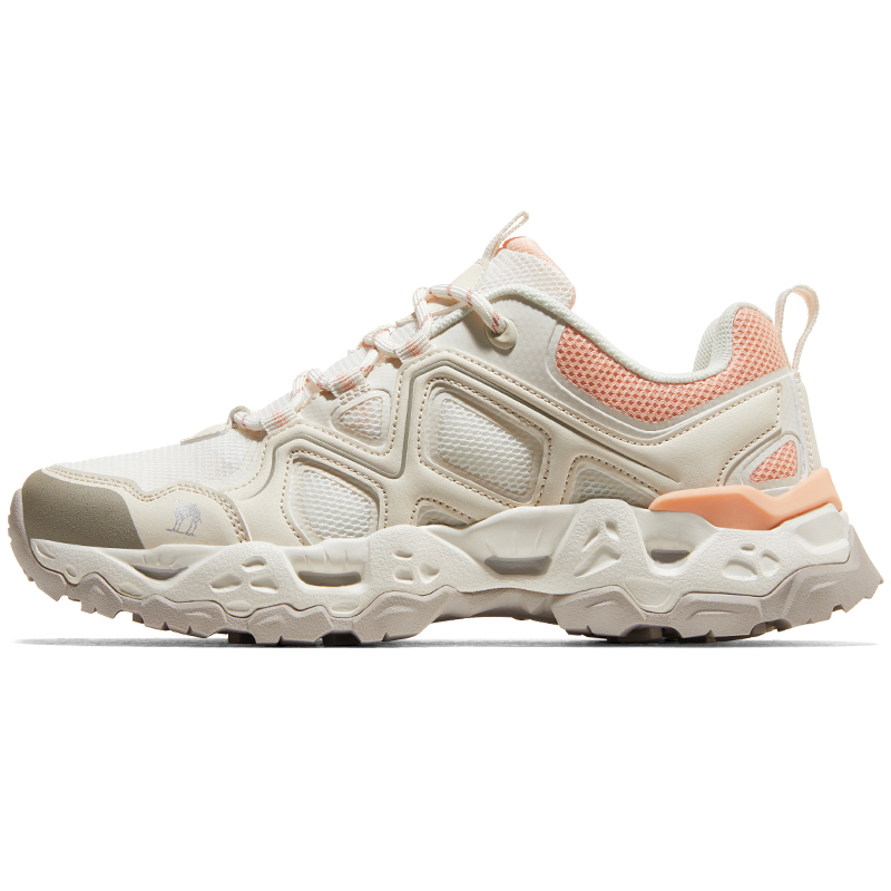 

CAMEL Элегантные низкие уличные кроссовки для женщин Ecru Pink, цвет Ecru/Pink