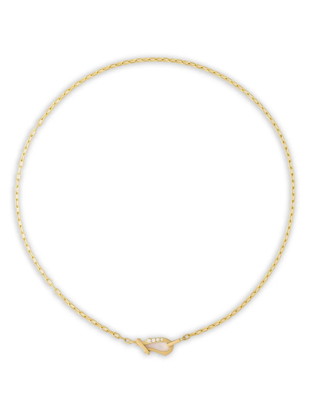 

Ожерелье Lola из желтого золота 18 карат с бриллиантами Jade Trau, золотой