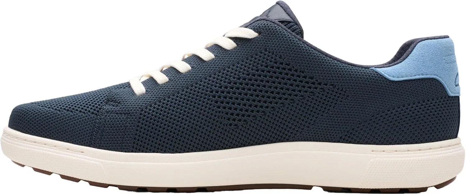 Мужские кроссовки Clarks Mapstone Lace, Navy Knitted — фото 2