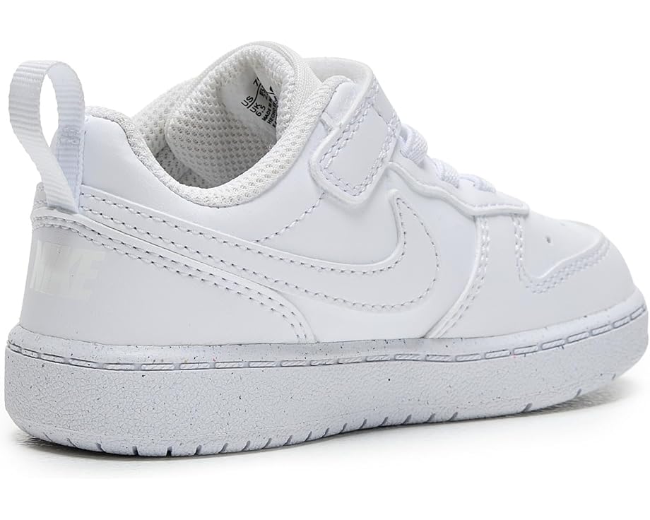 Детские кроссовки Nike Kids Court Borough Low Recraft (Infant/Toddler), White/White/White — фото 3
