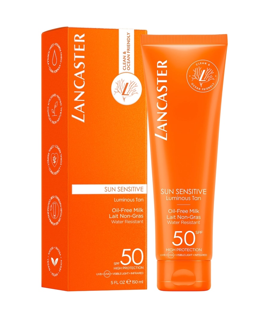

Солнцезащитный крем Lancaster Clean Sun Sensitive Oil Free Body Milk SPF 50, 150 ml