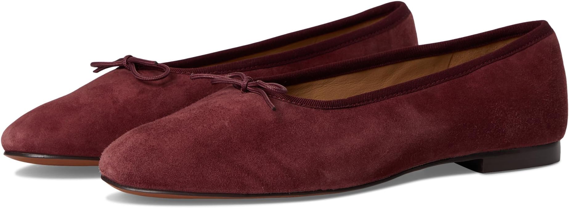 Балетки Madewell Francine, цвет Dark Merlot