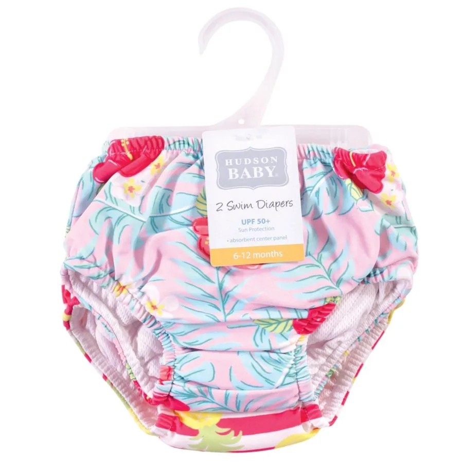 И подгузники для плавания, морские ракушки Hudson Baby, Tropical Floral — фото 2