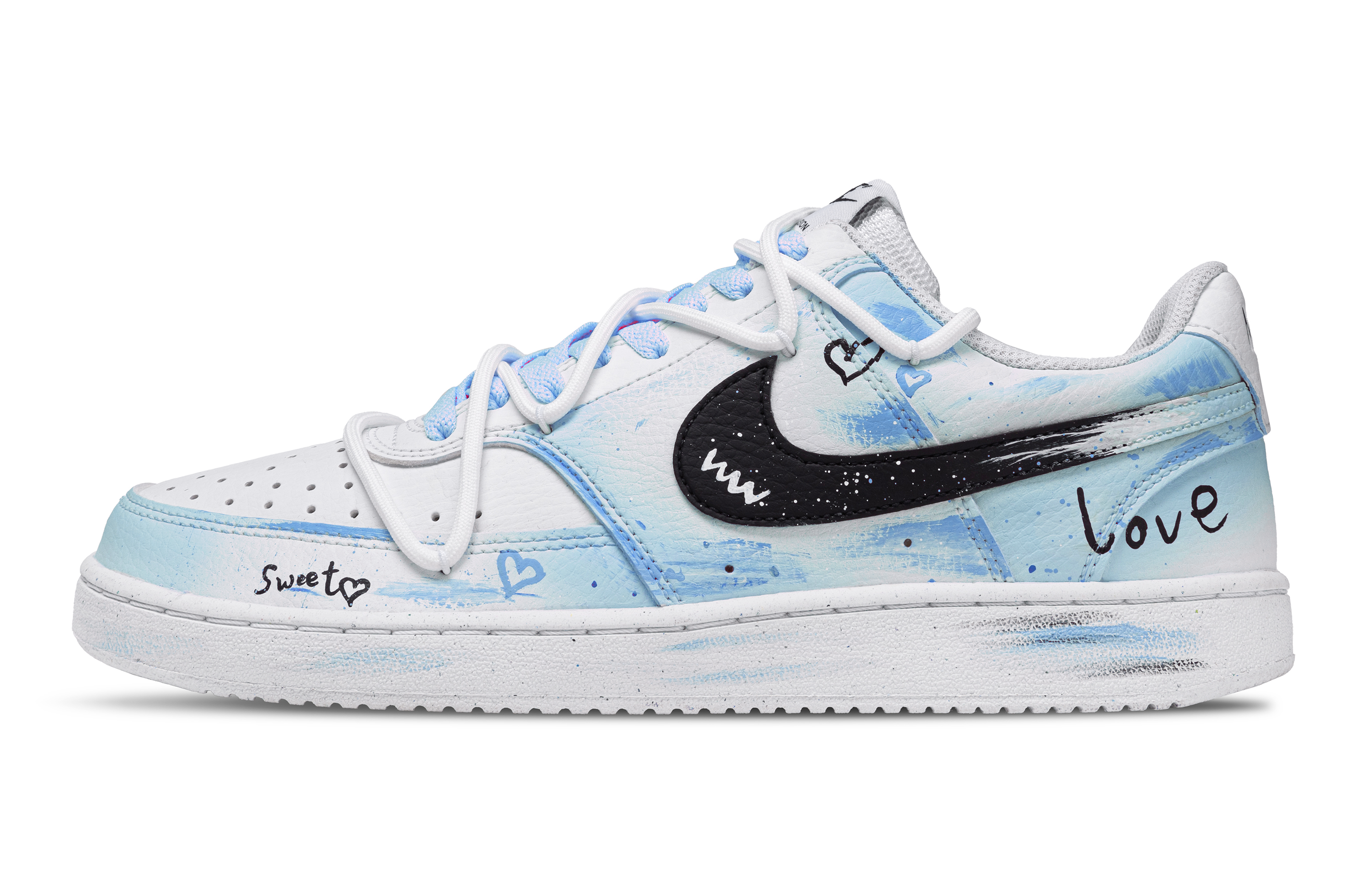 

Nike Кроссовки для скейтбординга Court Vision 1, низкие, синие, мужские