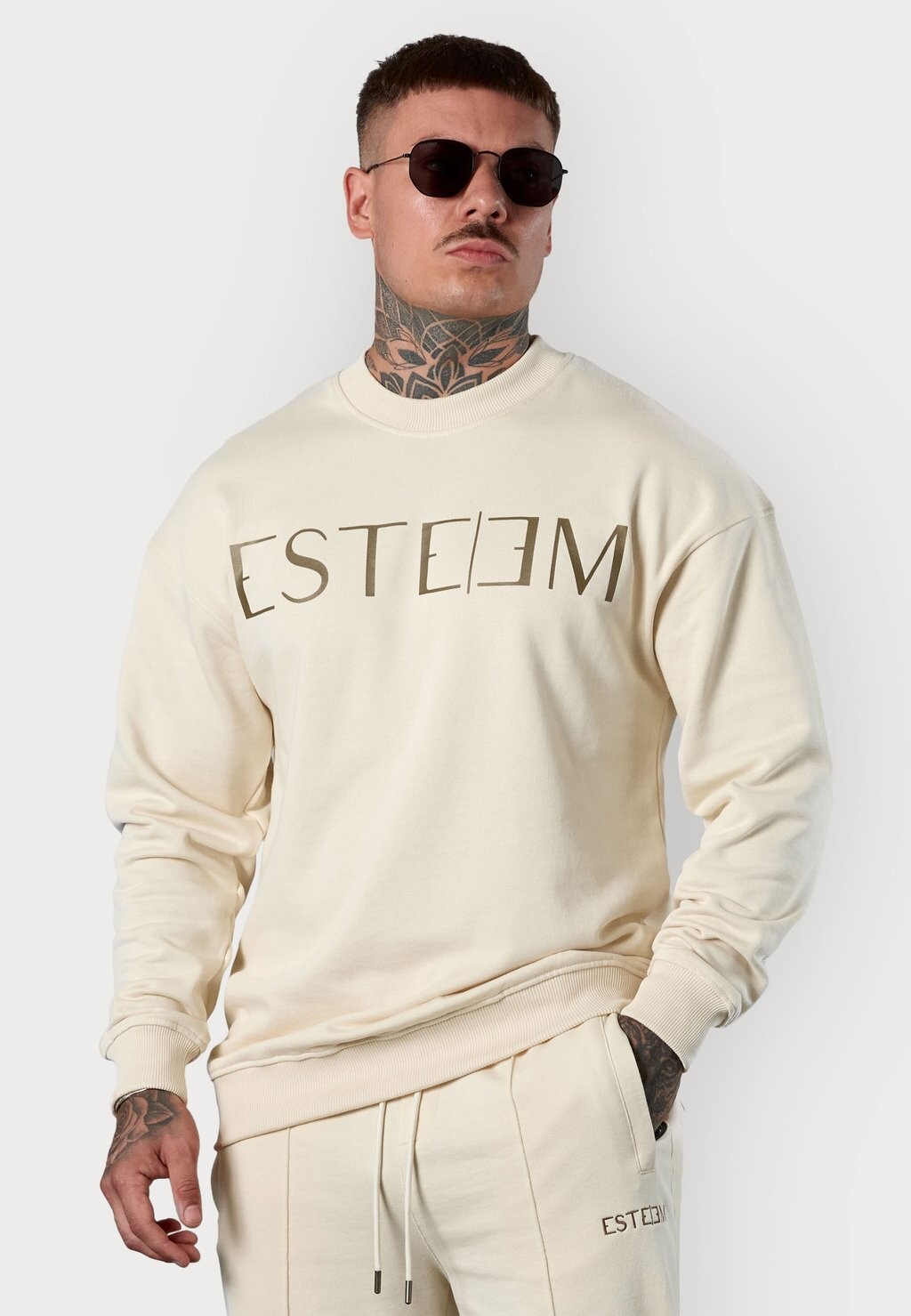 

Толстовка LETTERING ESTEEM, бежевый