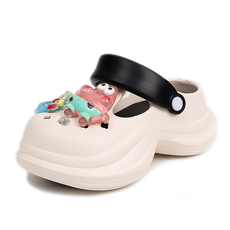 

Сандалии детские противоскользящие Wooden Rabbit, розовый/белый