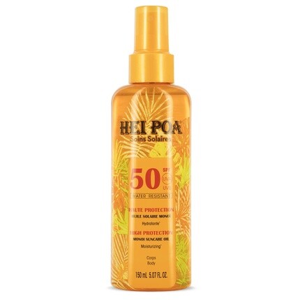 

Солнцезащитное масло Monoi SPF 50 150мл, Hei Poa