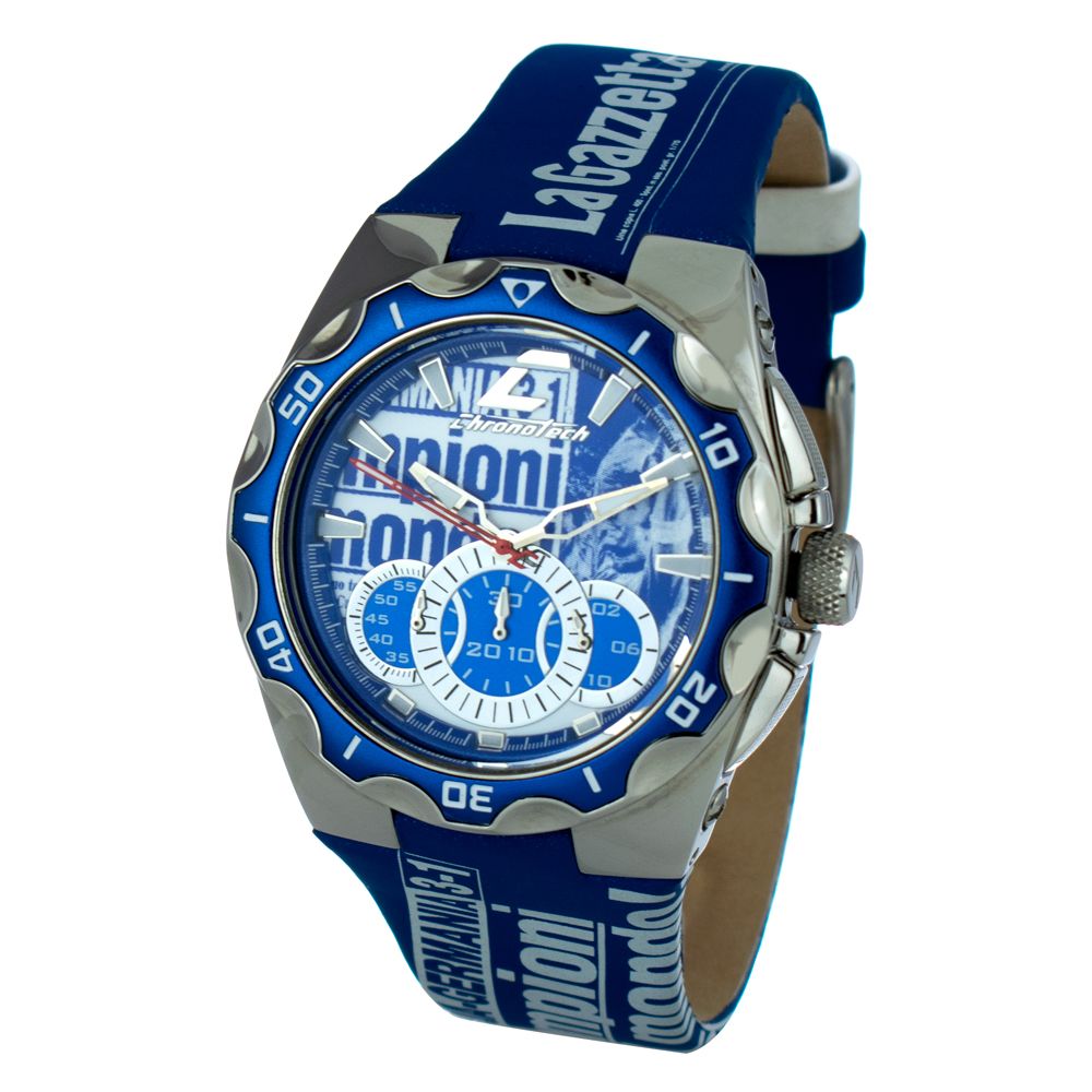 

Мужские часы Chronotech Leather, синий