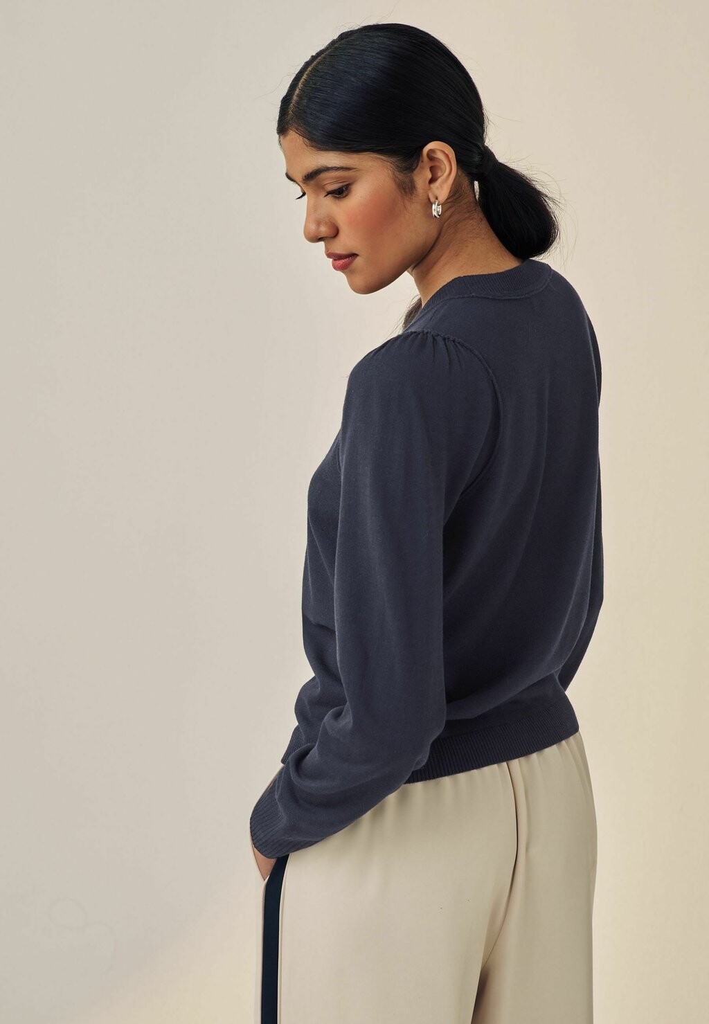 

Джемпер CREW NECK LONG SLEEVE REGULAR FIT Next, синий