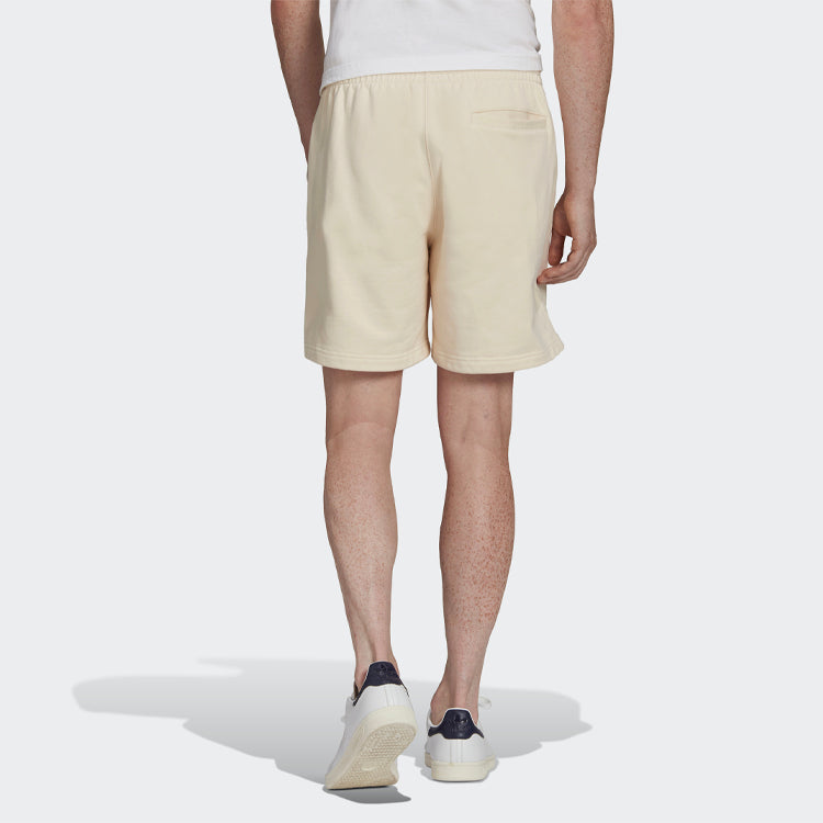 Шорты adidas originals C Short Ft Solid Color Small Label Sports Lacing Shorts Yellow HG4865 — фото 3