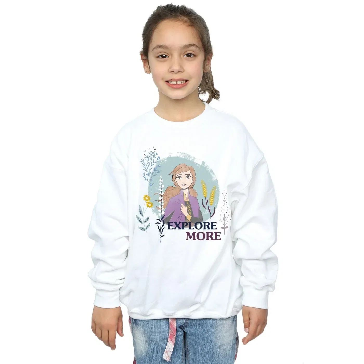 Детская толстовка Frozen 2 с принтом Disney, белый