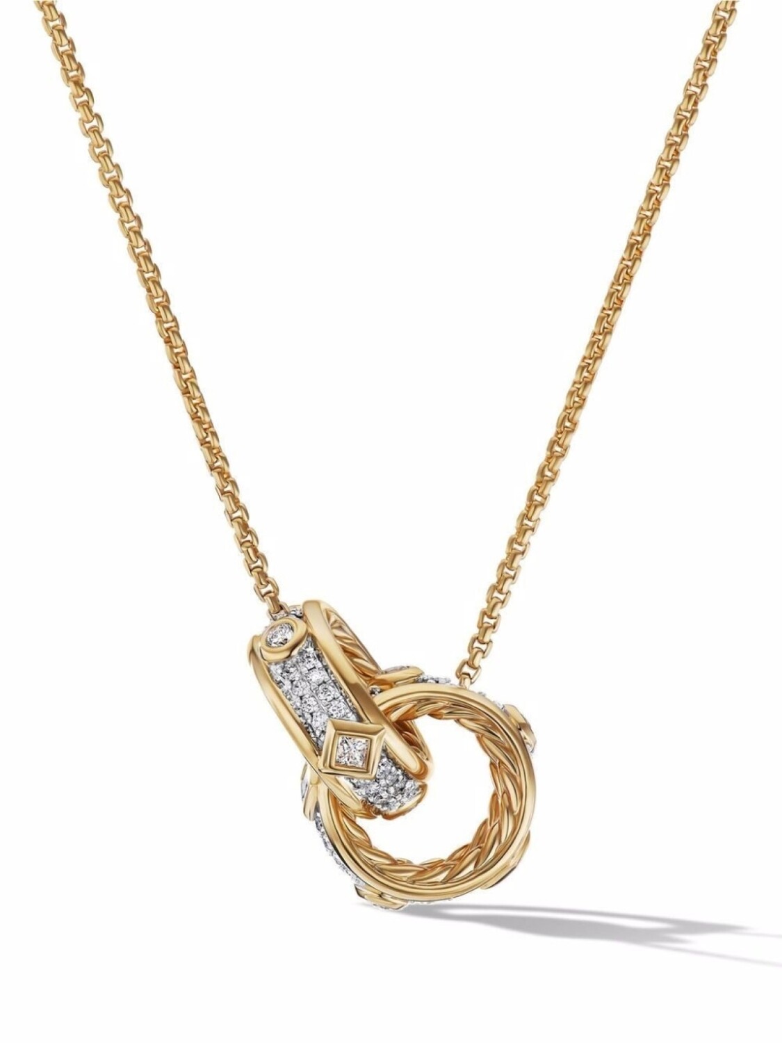 

Колье Modern Renaissance из желтого золота с бриллиантами David Yurman, золотой