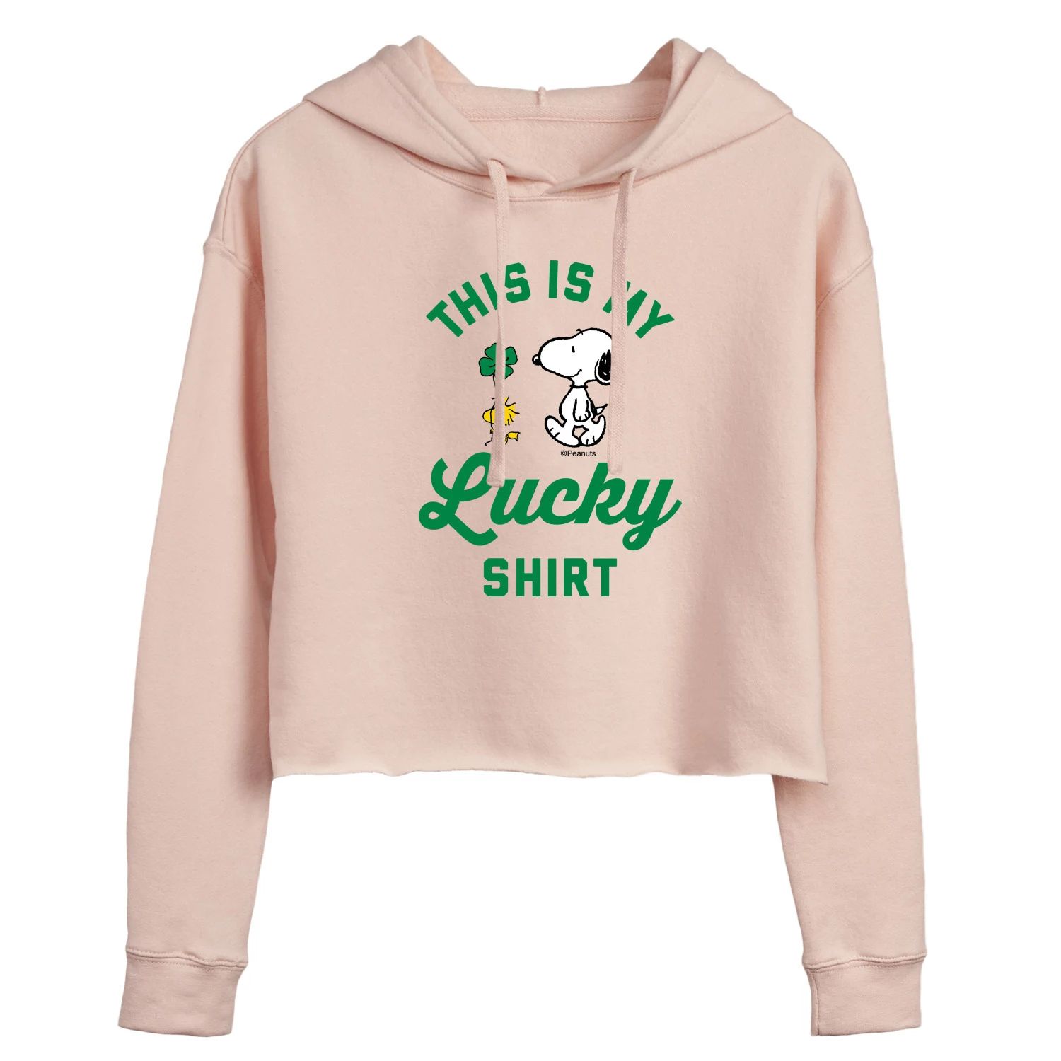 

Укороченное худи для подростков Peanuts Snoopy Lucky Shirt Licensed Character