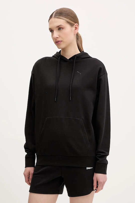 

Хлопковая толстовка Puma, черный