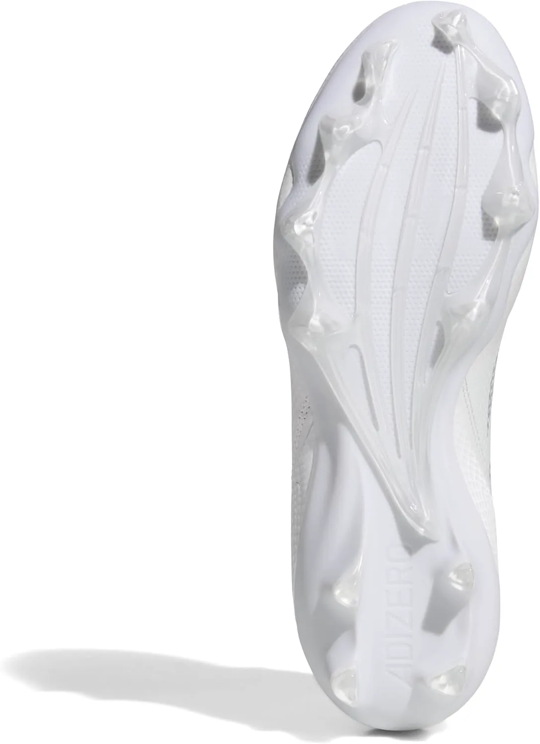Футбольные бутсы Adidas Adizero Impact для взрослых, унисекс, белый/металлик — фото 4
