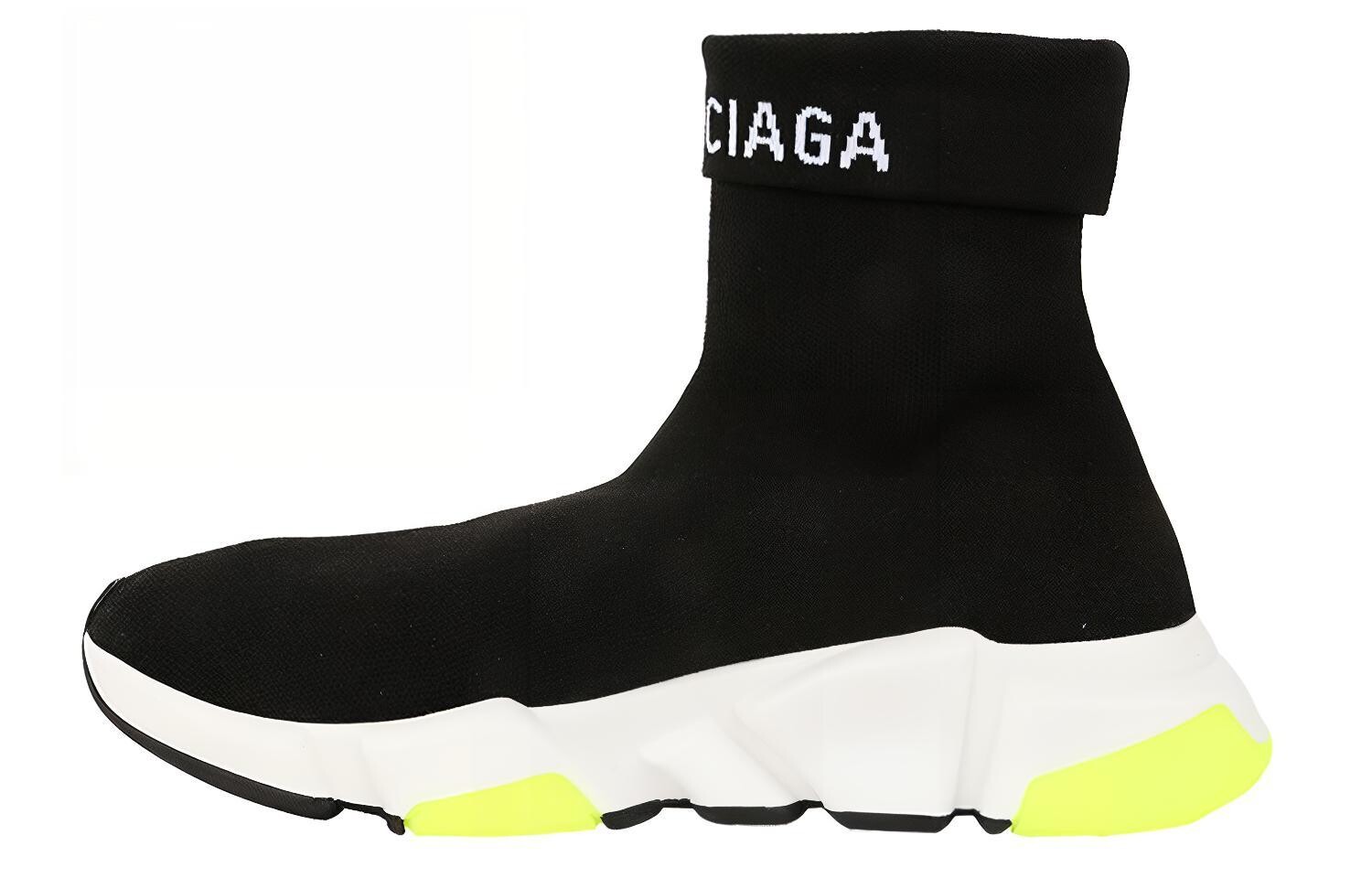

Кроссовки Speed Sneaker Cuffed «Черно-желтые» Balenciaga