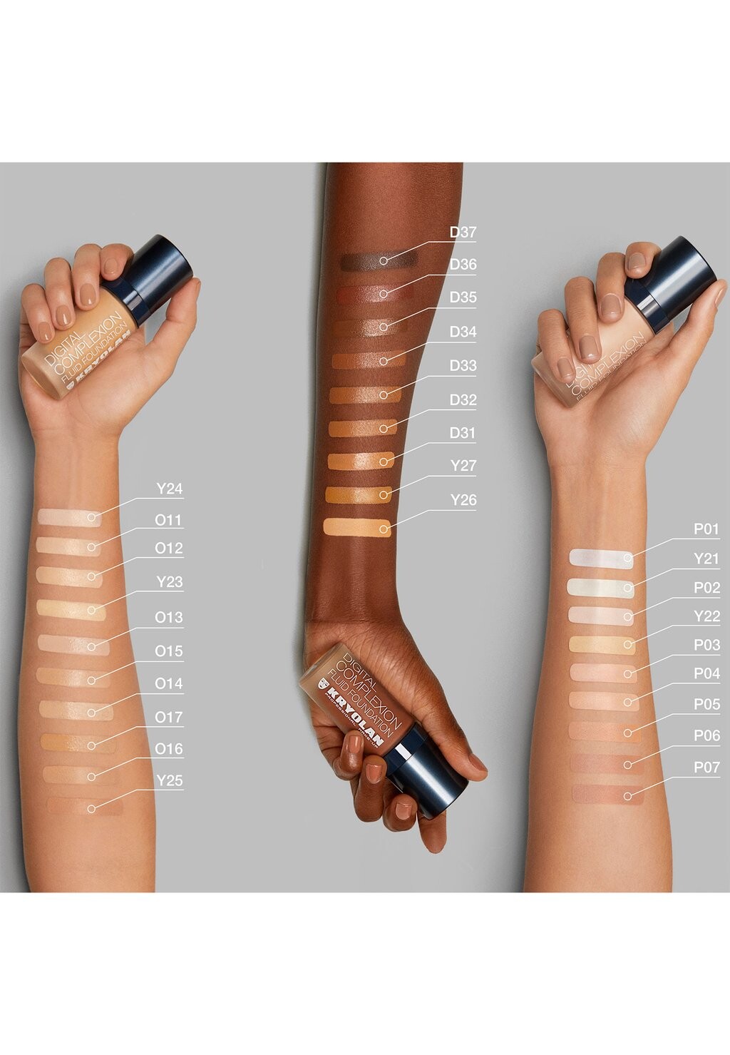 

Тональная основа Digital Complexion Cream Foundation Kryolan, д 34
