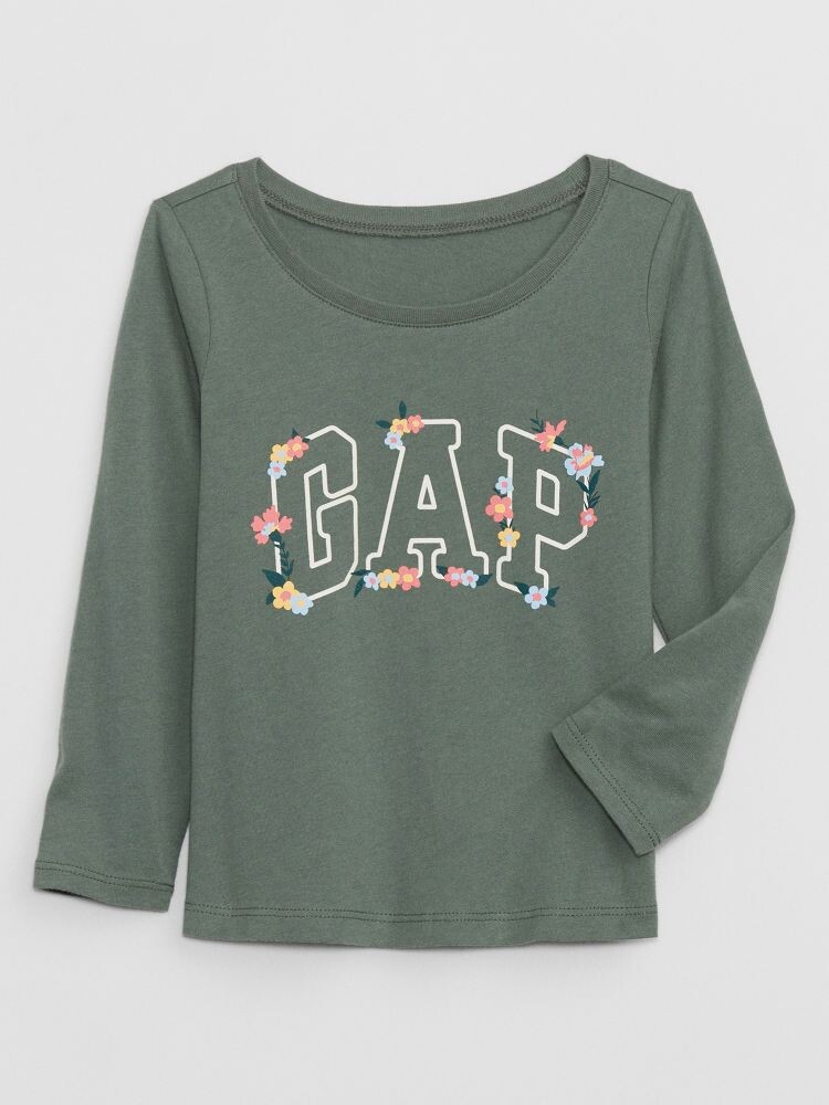 

Футболка с логотипом Gap, зеленый