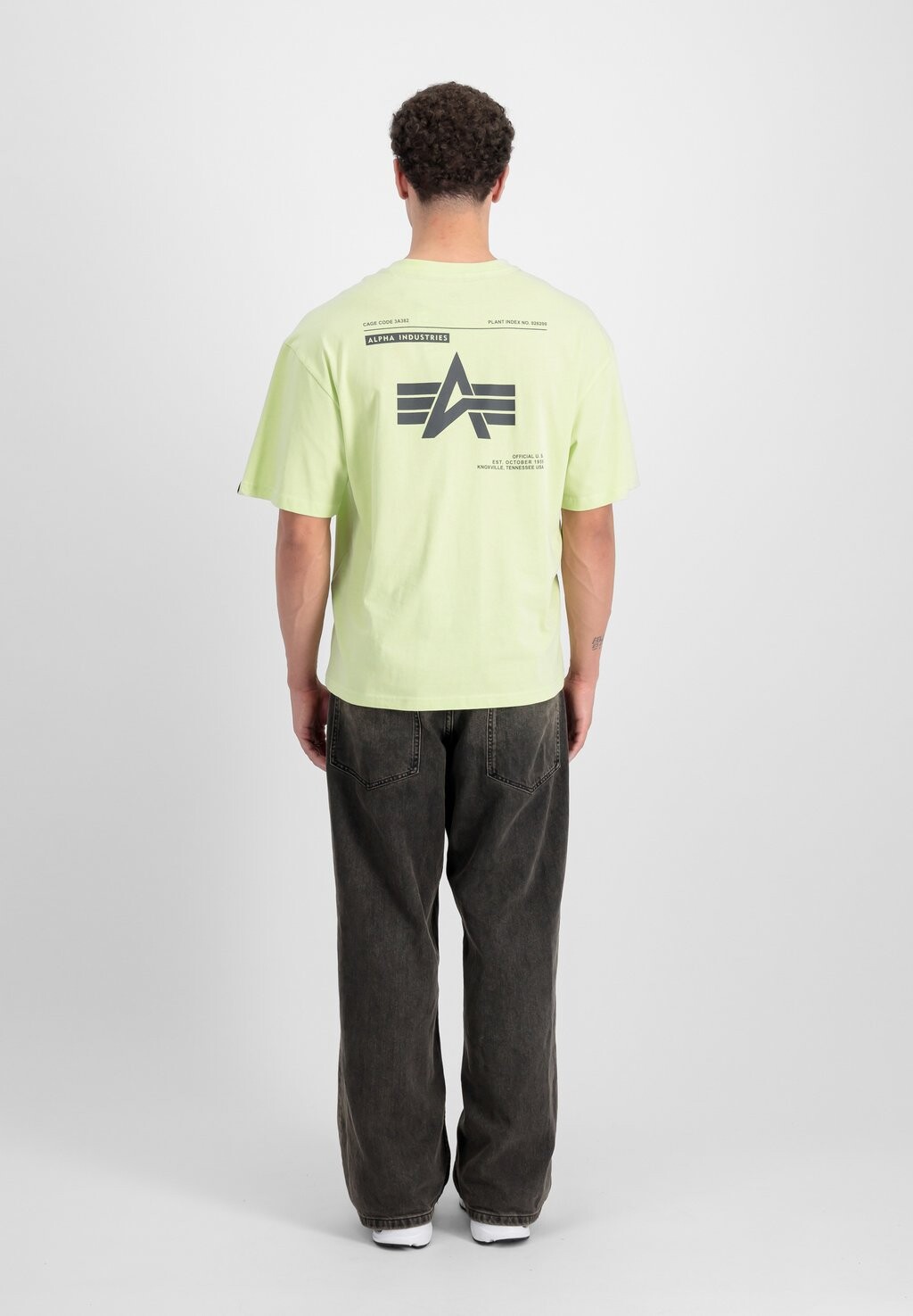

Футболка с принтом LOGO Alpha Industries, желтый