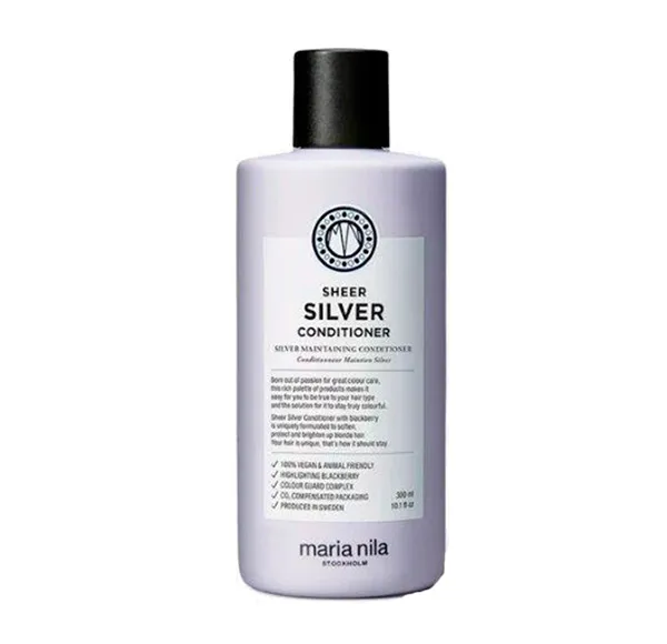 

Кондиционер для светлых/седоватых волос Sheer Silver Maria Nila, 300 ml