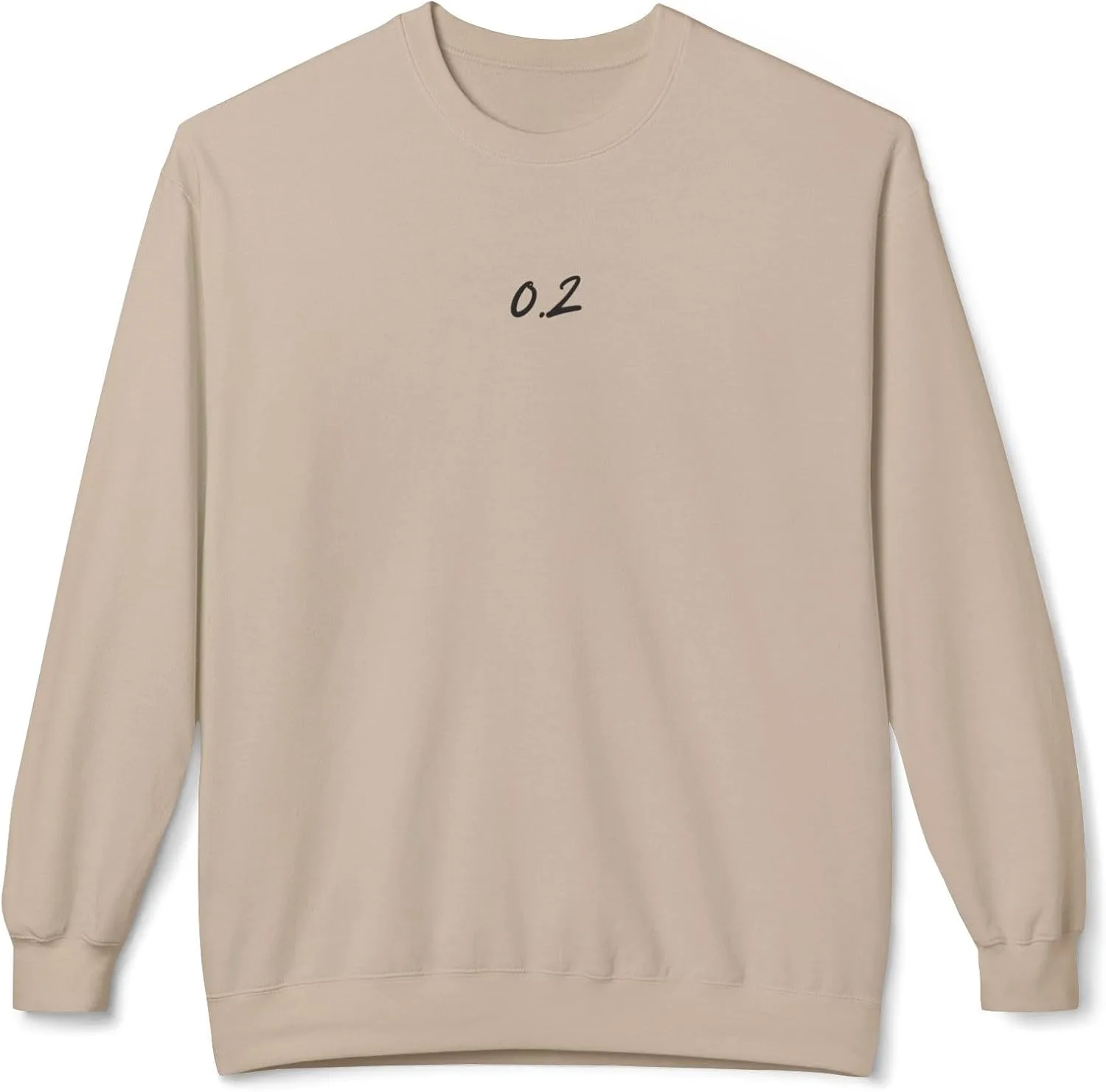 

Минималистичный 0.2 флисовый свитшот — унисекс средней плотности