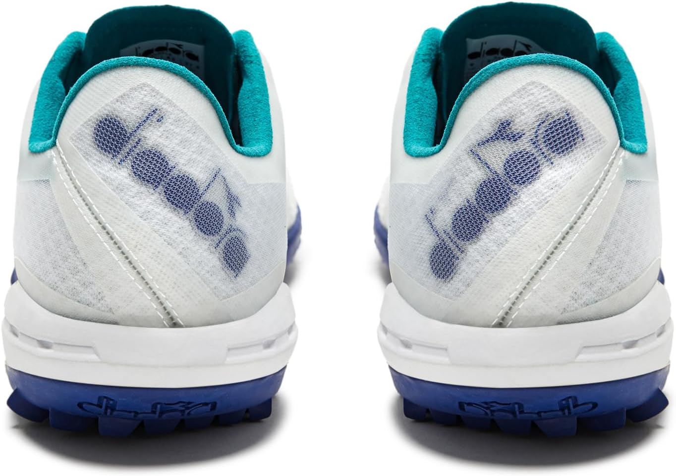 Кроссовки Diadora Brasil Sala Turf, белый/красный/синий/темно-синий — фото 3