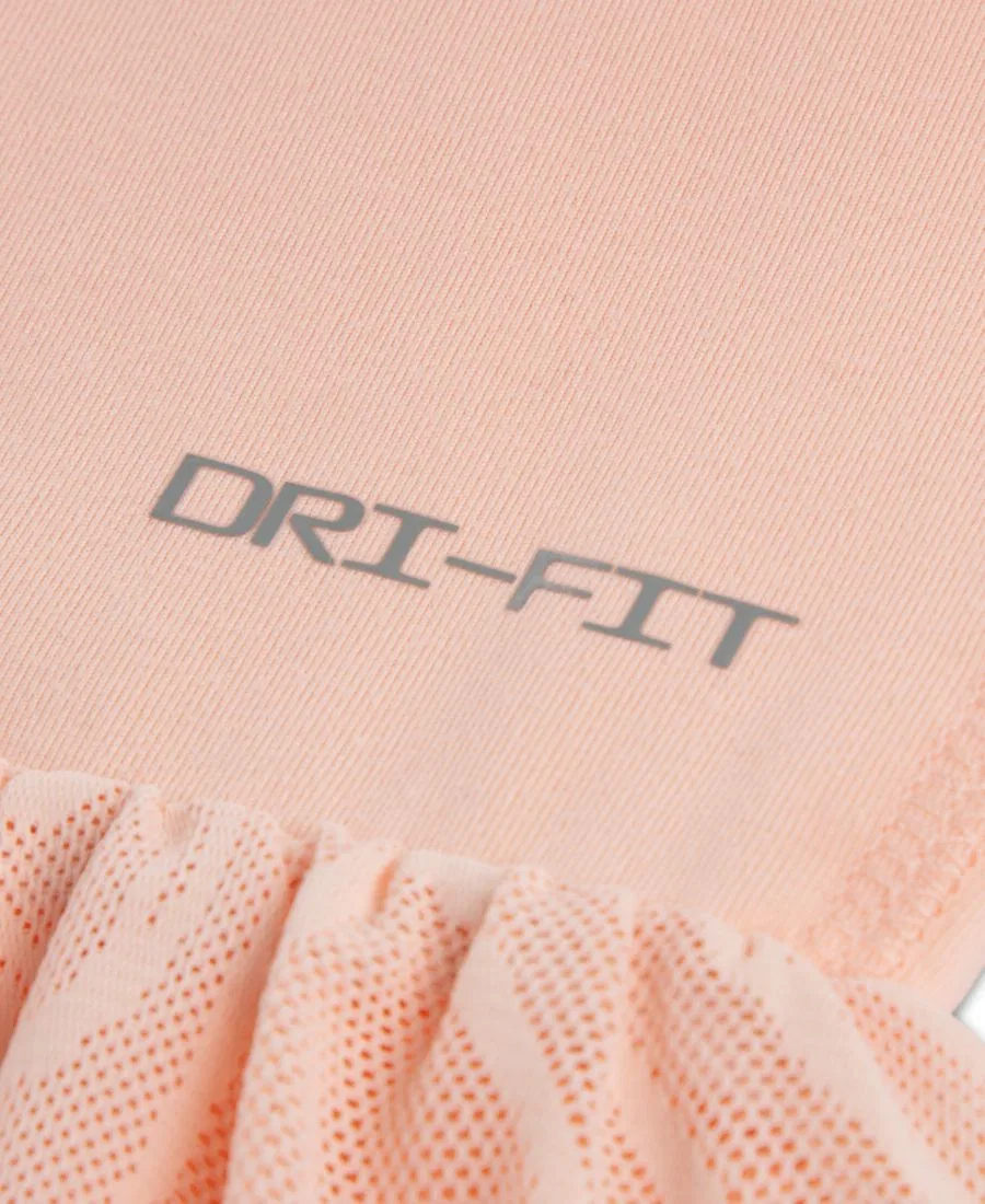 Детское легкое платье-рубашка для девочек 4-6 лет Nike, оранжевый — фото 4