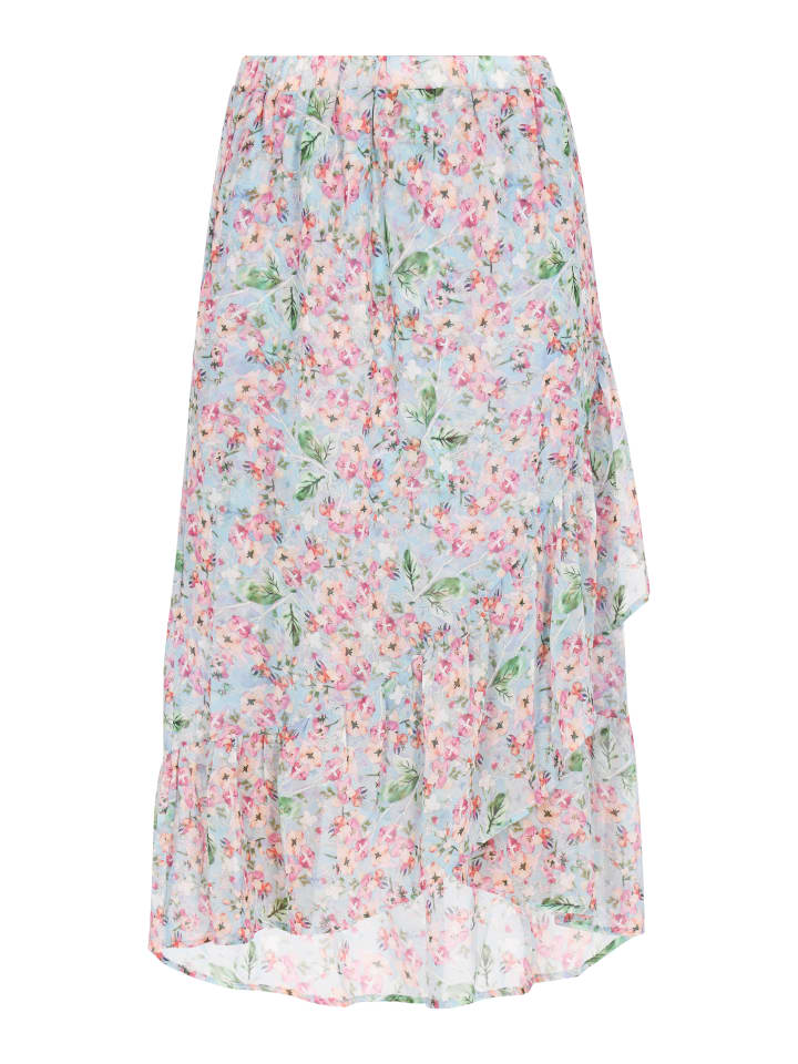 

Юбка до колена faina, цвет light blue multicolor
