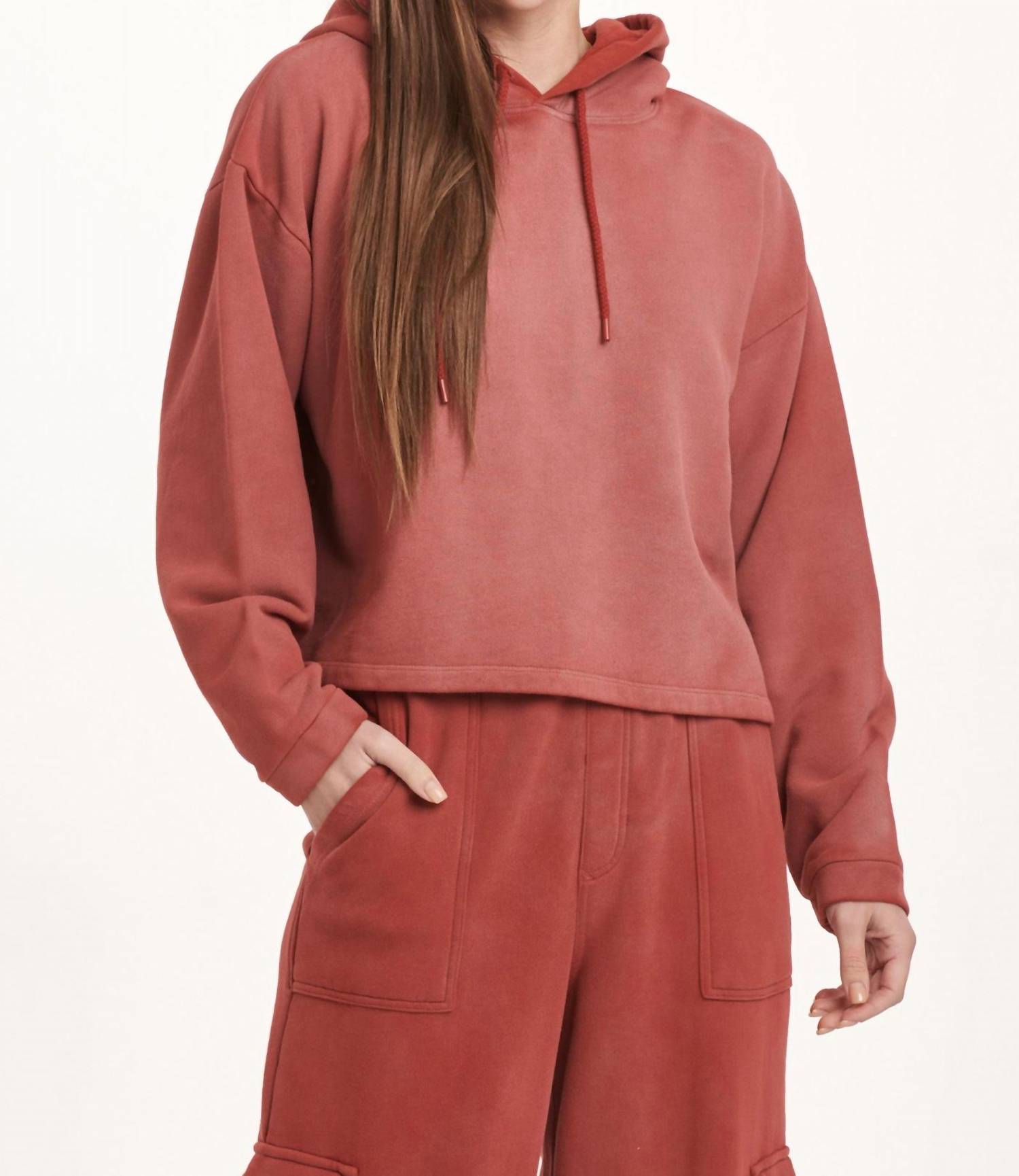 

Паутсон Толстовка в насыщенном ржавом цвете DEAR JOHN DENIM, Intense Rust