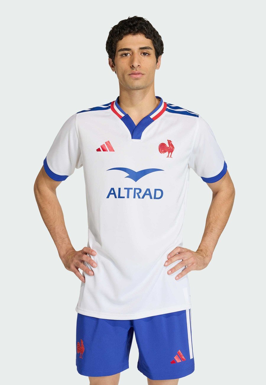 

Футболка Adidas Performance FRANCE RUGBY ALTERNATE REPLICA, White, Белый, Футболка Adidas Performance FRANCE RUGBY ALTERNATE REPLICA, White