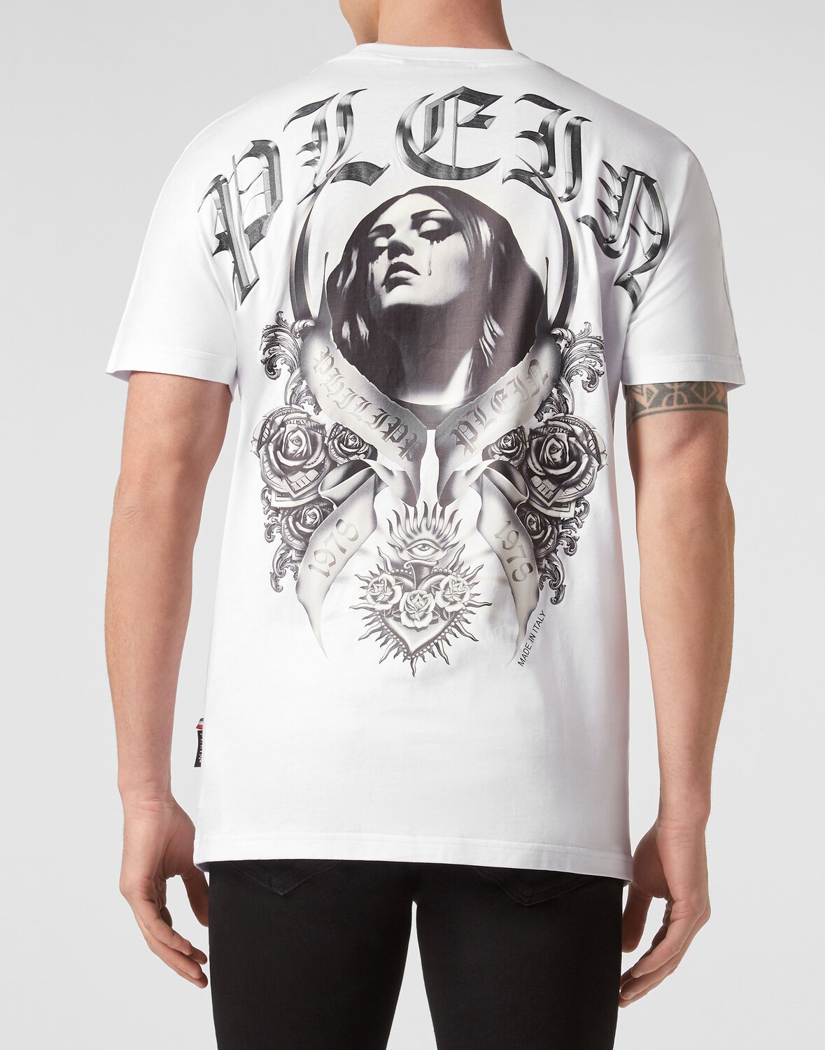 

Футболка Круглый вырез SS Graphic Plein Philipp Plein, белый