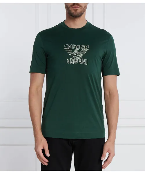 

Футболка Regular fit Emporio Armani, зеленый